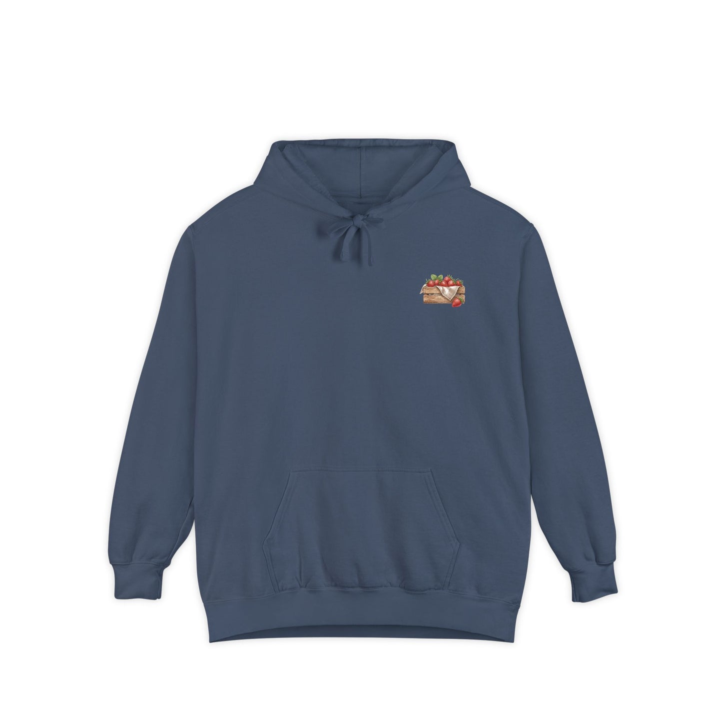 Strawberry Graphic Hoodie — Cute Pink/Red Fruit Design