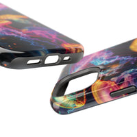Neon Glowy Jellyfish Magnetic Impact-Resistant iPhone Case