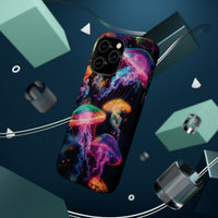 Neon Glowy Jellyfish Magnetic Impact-Resistant iPhone Case