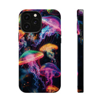Neon Glowy Jellyfish Magnetic Impact-Resistant iPhone Case