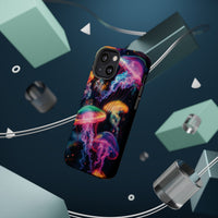 Neon Glowy Jellyfish Magnetic Impact-Resistant iPhone Case