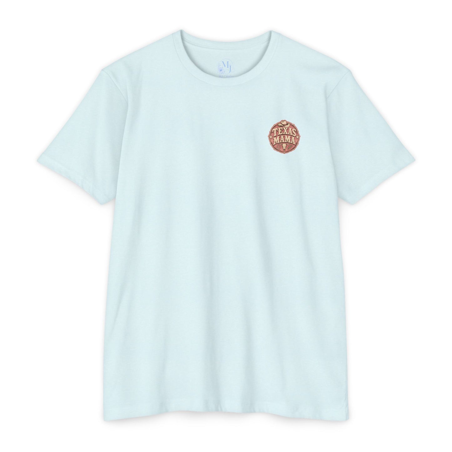 Texas Mama T-Shirt — Western Cowgirl Boots & Skull Graphic