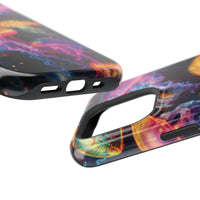Neon Glowy Jellyfish Magnetic Impact-Resistant iPhone Case