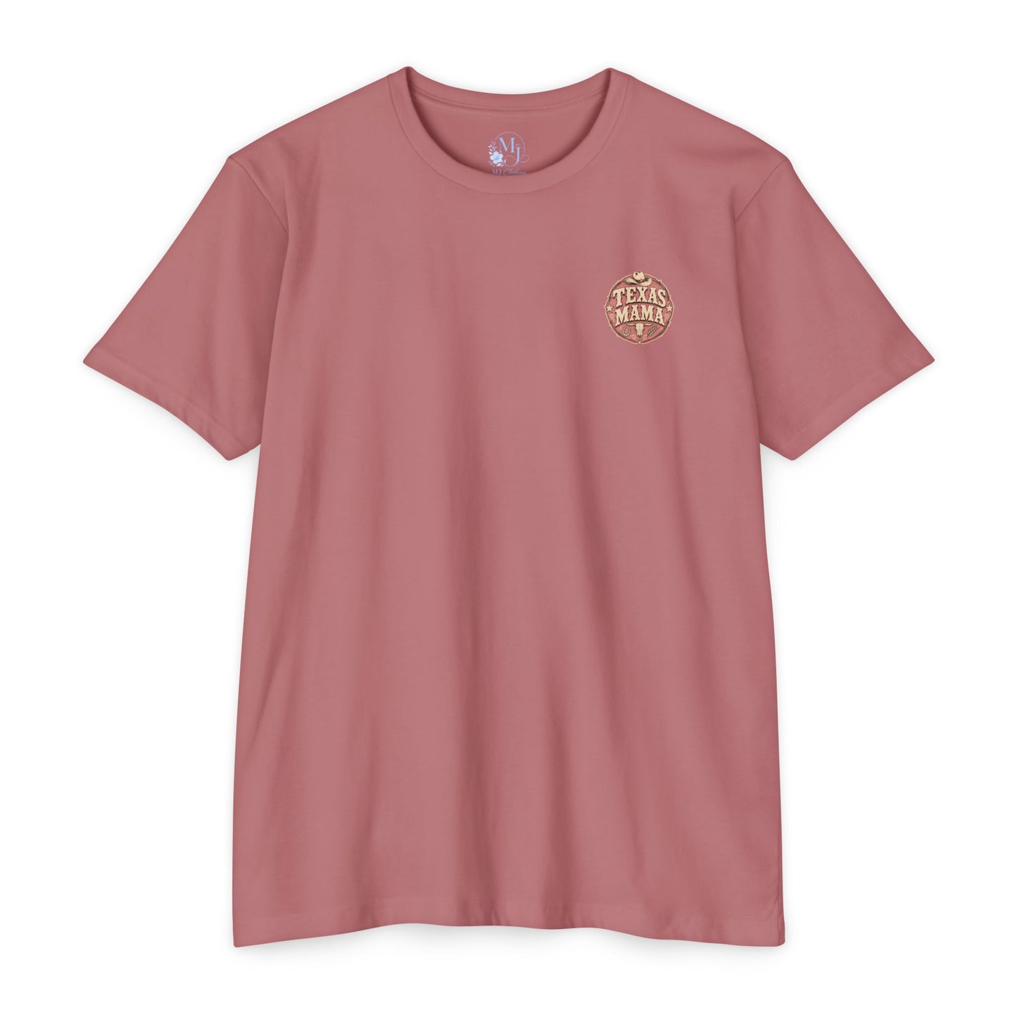 Texas Mama T-Shirt — Western Cowgirl Boots & Skull Graphic