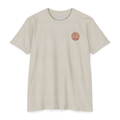 Texas Mama T-Shirt — Western Cowgirl Boots & Skull Graphic