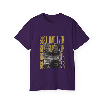 Personalized 'Best Dad Ever' Photo T-Shirt — Father's Day/Birthday/Christmas Gift
