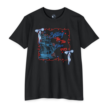 Spilling the Tea Since 1773 T-Shirt — Patriotic Boston Tea Party Graphic Tee