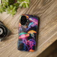 Neon Glowy Jellyfish Magnetic Impact-Resistant iPhone Case