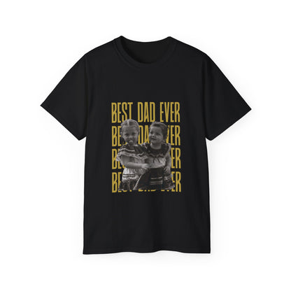 Personalized 'Best Dad Ever' Photo T-Shirt — Father's Day/Birthday/Christmas Gift