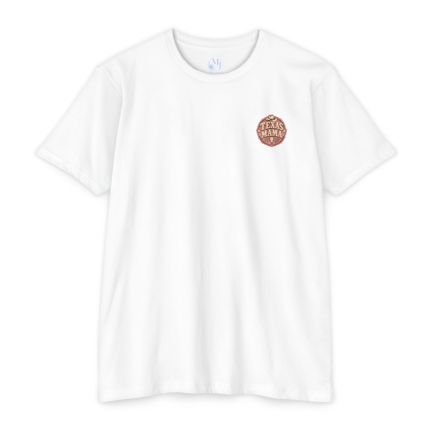 Texas Mama T-Shirt — Western Cowgirl Boots & Skull Graphic