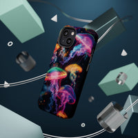 Neon Glowy Jellyfish Magnetic Impact-Resistant iPhone Case