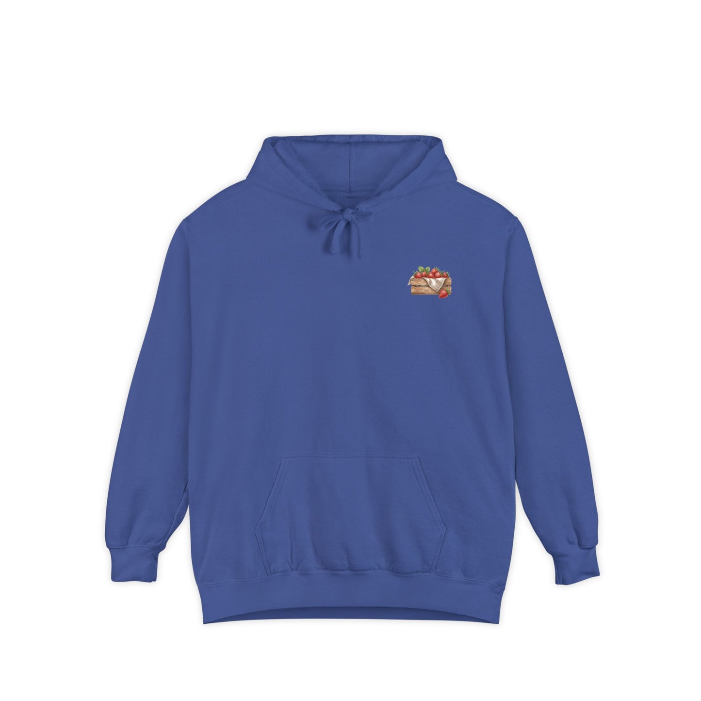 Strawberry Graphic Hoodie — Cute Pink/Red Fruit Design