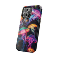 Neon Glowy Jellyfish Magnetic Impact-Resistant iPhone Case
