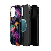 Neon Glowy Jellyfish Magnetic Impact-Resistant iPhone Case