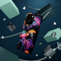 Neon Glowy Jellyfish Magnetic Impact-Resistant iPhone Case