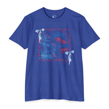 Spilling the Tea Since 1773 T-Shirt — Patriotic Boston Tea Party Graphic Tee