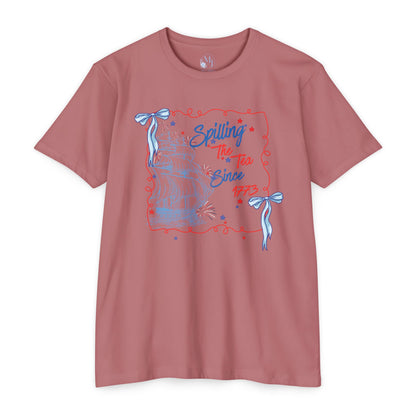 Spilling the Tea Since 1773 T-Shirt — Patriotic Boston Tea Party Graphic Tee