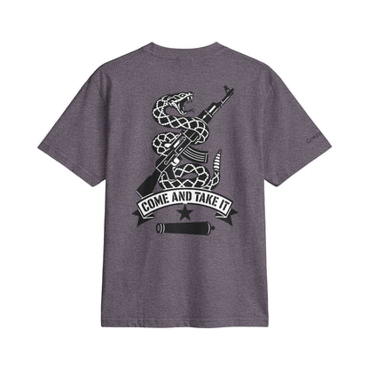 Unisex Gonzales TX “Come and Take It” T-Shirt — Cannon & Snake-Wrapped AK-47
