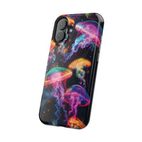Neon Glowy Jellyfish Magnetic Impact-Resistant iPhone Case