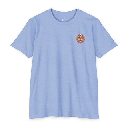 Texas Mama T-Shirt — Western Cowgirl Boots & Skull Graphic
