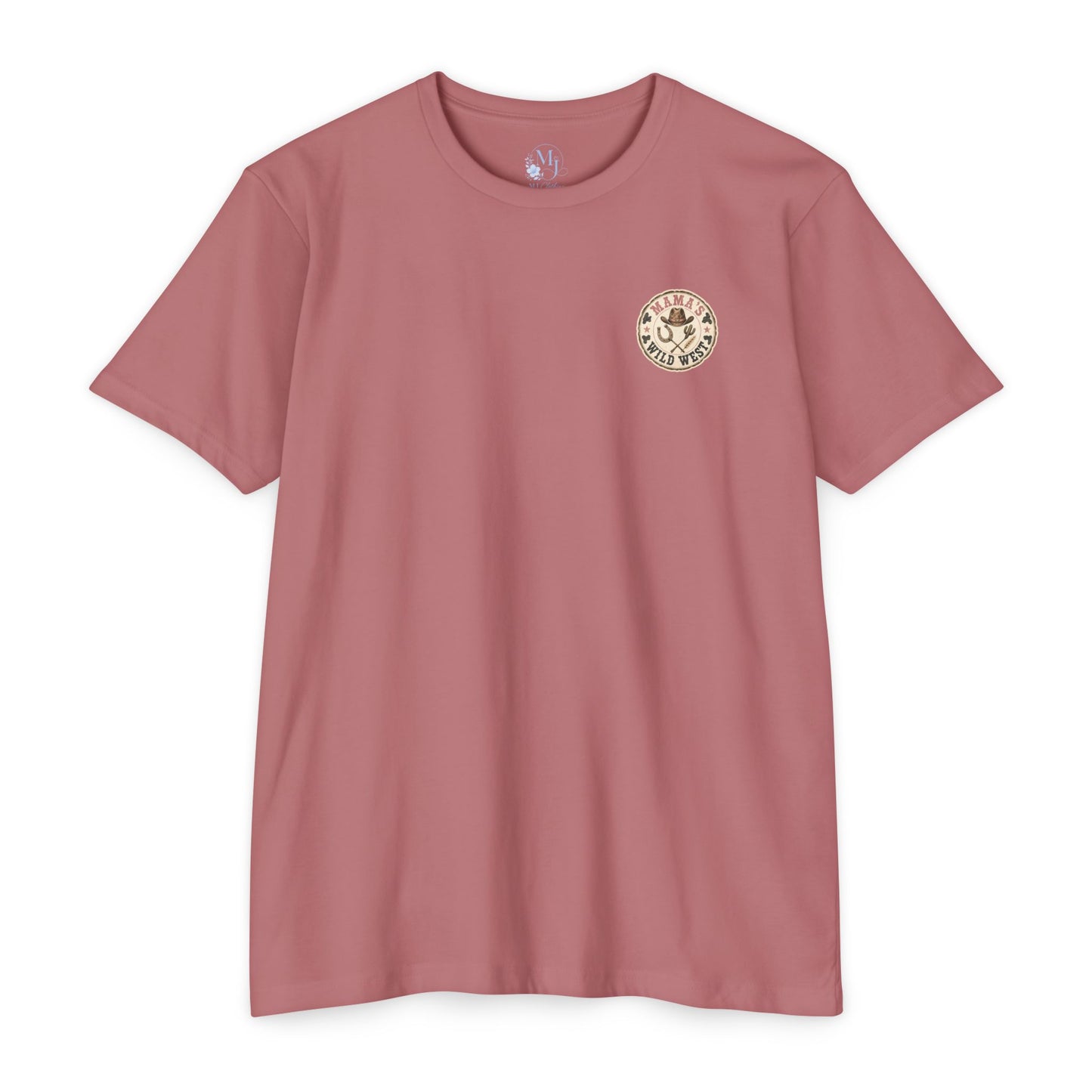 Western Mama T-Shirt — "Raised on Sweet Tea & Cowboy Dreams"