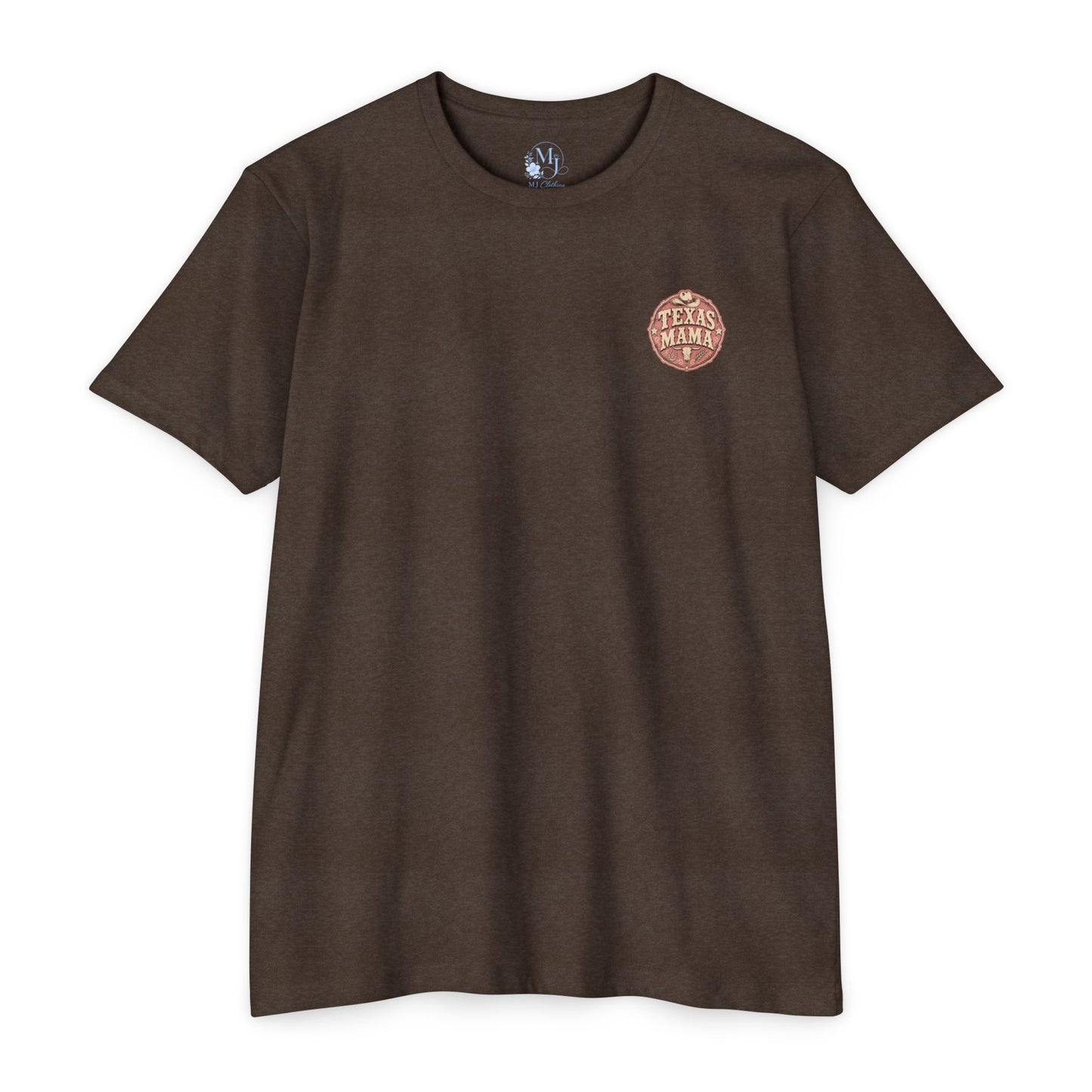 Texas Mama T-Shirt — Western Cowgirl Boots & Skull Graphic