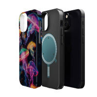 Neon Glowy Jellyfish Magnetic Impact-Resistant iPhone Case