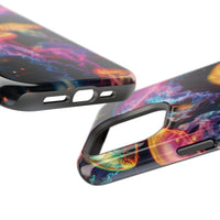 Neon Glowy Jellyfish Magnetic Impact-Resistant iPhone Case