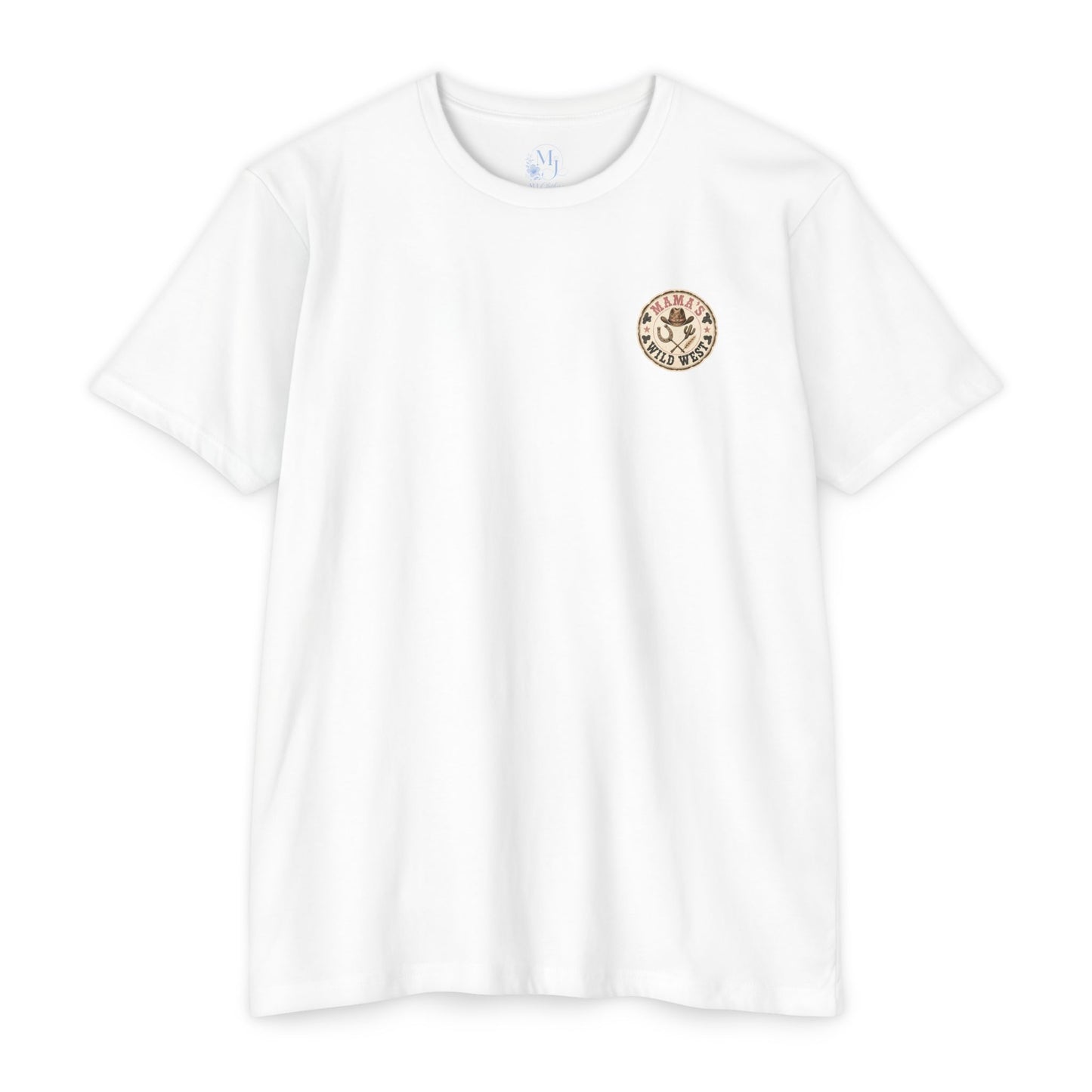 Western Mama T-Shirt — "Raised on Sweet Tea & Cowboy Dreams"