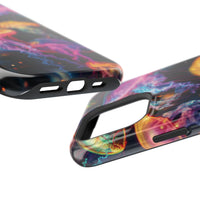 Neon Glowy Jellyfish Magnetic Impact-Resistant iPhone Case