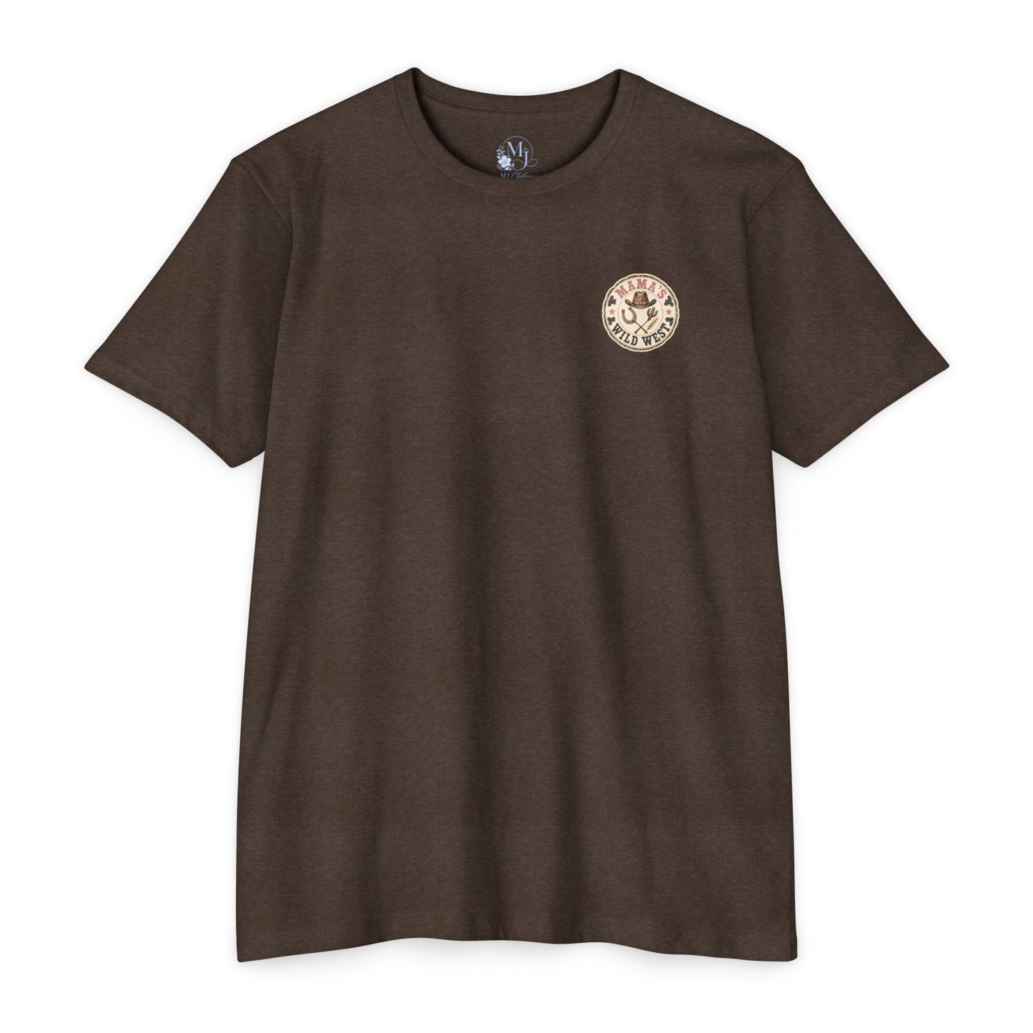 Western Mama T-Shirt — "Raised on Sweet Tea & Cowboy Dreams"