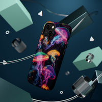 Neon Glowy Jellyfish Magnetic Impact-Resistant iPhone Case