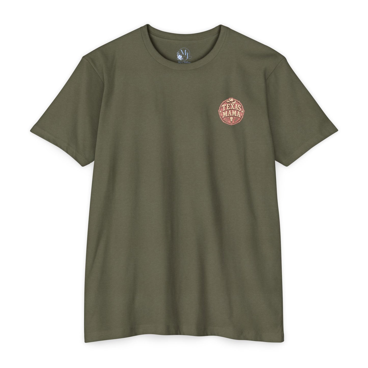 Texas Mama T-Shirt — Western Cowgirl Boots & Skull Graphic